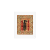 16th Century Carpet with Triple-Arch Design Turkish Print Art Print