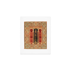 16th Century Carpet with Triple-Arch Design Turkish Print Art Print