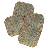 18th Century Indian Tree Textile Digital Art Painting Coaster