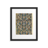 18th Century Spanish Textile Print Framed Art Print