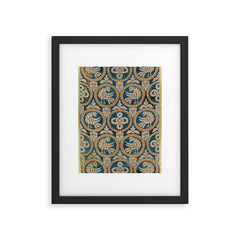 18th Century Spanish Textile Print Framed Art Print