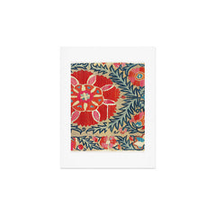18th Century Suzani Fragment Print Art Print