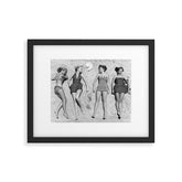 4 Girls Sunbathing Framed Art Print