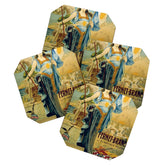 1910 Fernet Branca Liqueur Aperitif Advertisement Coaster
