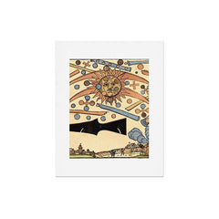 1561 Celestial Phenomenon over Nuremberg Art Print