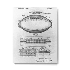 1938 Football Metal Print