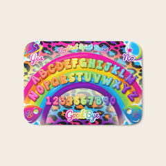 1997 Neon Rainbow Spirit Board Bath Mat
