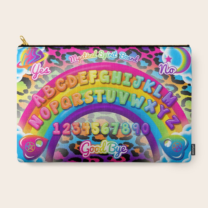 1997 Neon Rainbow Spirit Board Carry All Pouch
