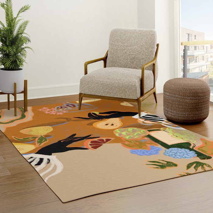 A Handful of Love Rug