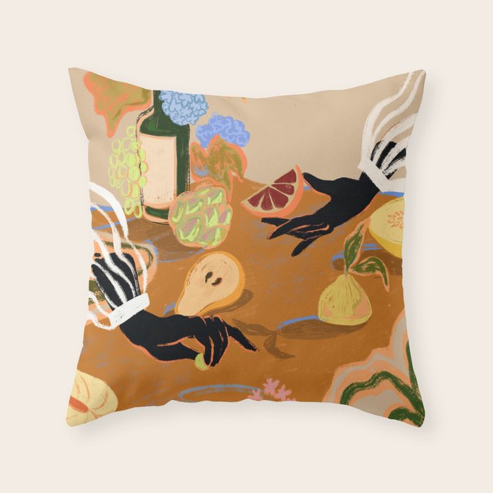 A Handful of Love Throw Pillow