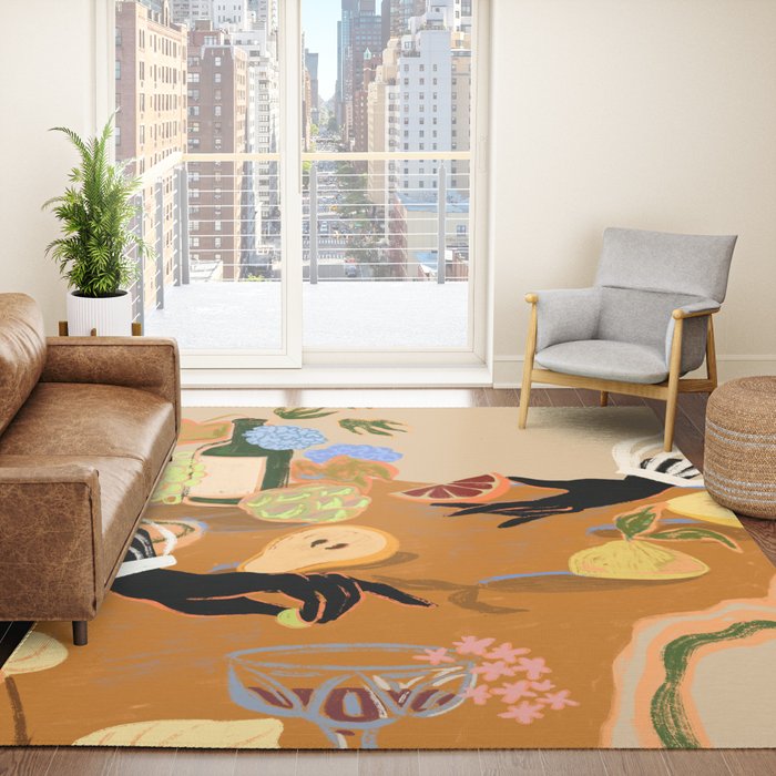 A Handful of Love Rug