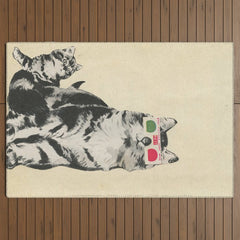 3D Glasses Outdoor Rug