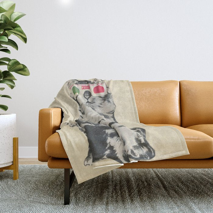 3D Glasses Throw Blanket