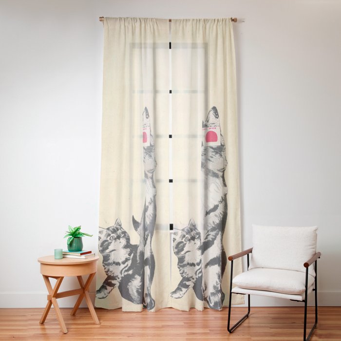 3D Glasses Window Curtain