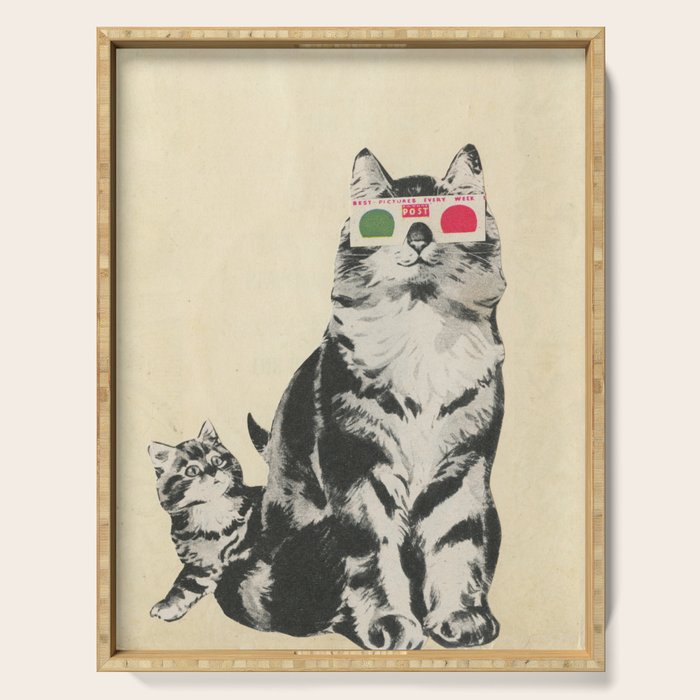 3D Glasses Serving Tray