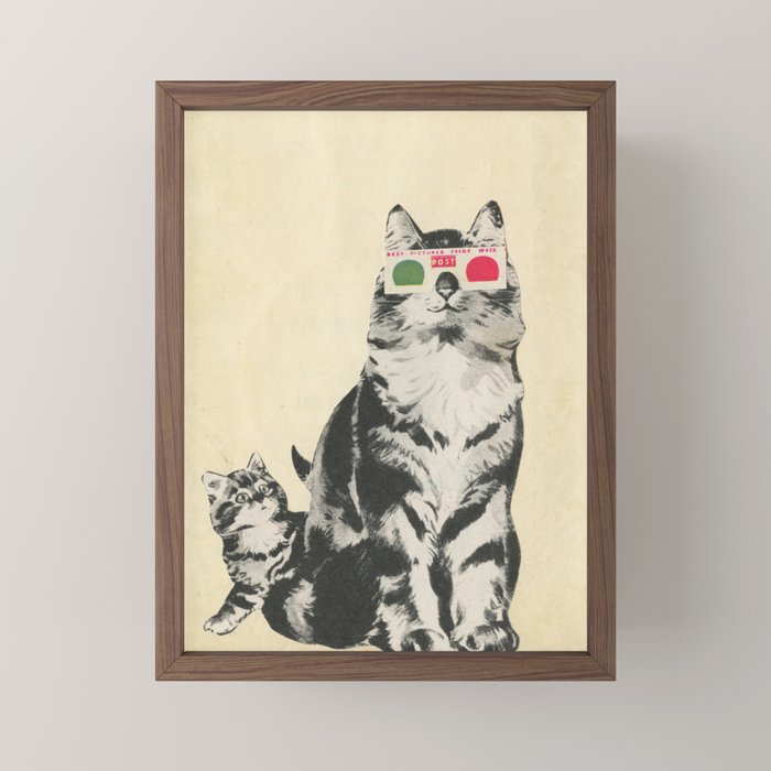 3D Glasses Mini Art Print