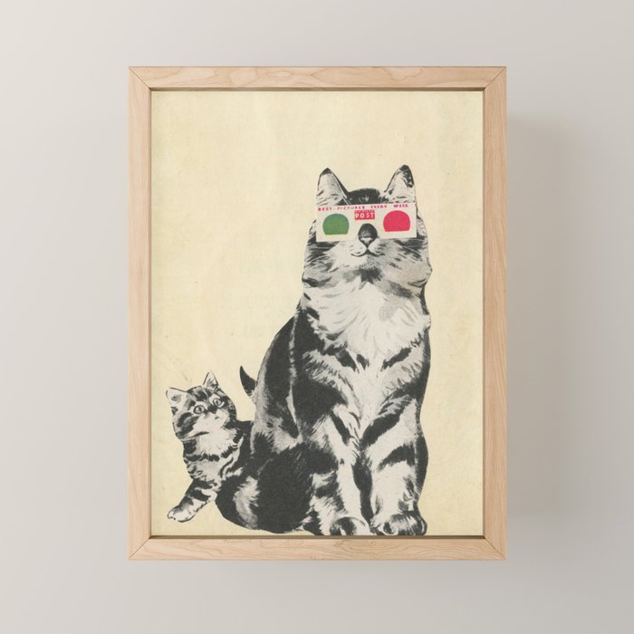 3D Glasses Mini Art Print