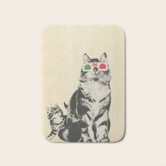 3D Glasses Bath Mat