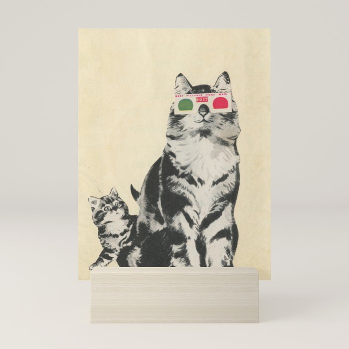 3D Glasses Mini Art Print