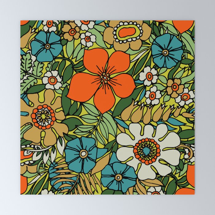 70s Plate Mini Art Print