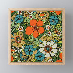 70s Plate Mini Art Print