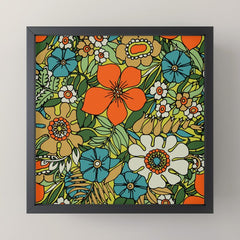 70s Plate Mini Art Print