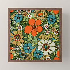 70s Plate Mini Art Print