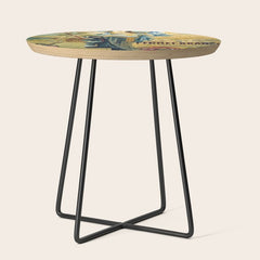 1910 Fernet Branca Liqueur Aperitif Advertisement Side Table