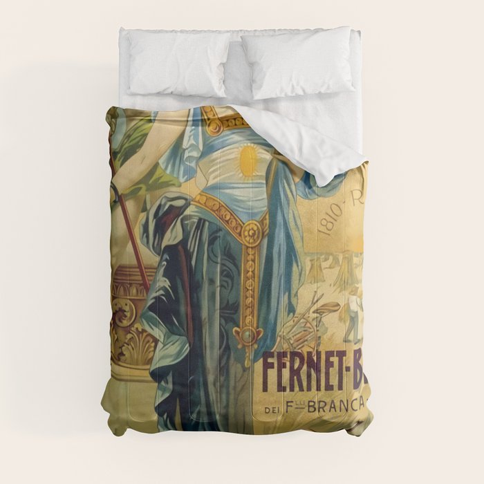 1910 Fernet Branca Liqueur Aperitif Advertisement Comforter