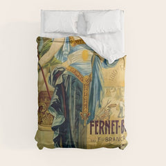 1910 Fernet Branca Liqueur Aperitif Advertisement Comforter