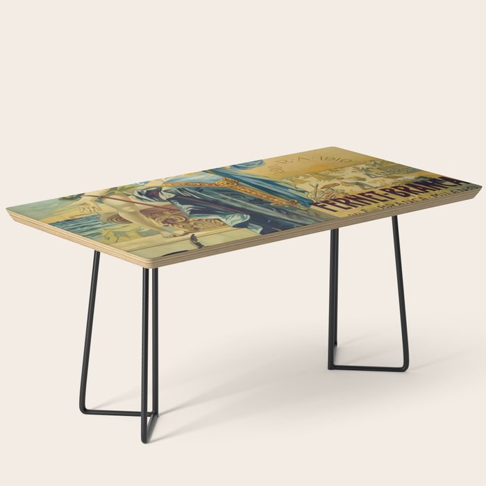 1910 Fernet Branca Liqueur Aperitif Advertisement Coffee Table