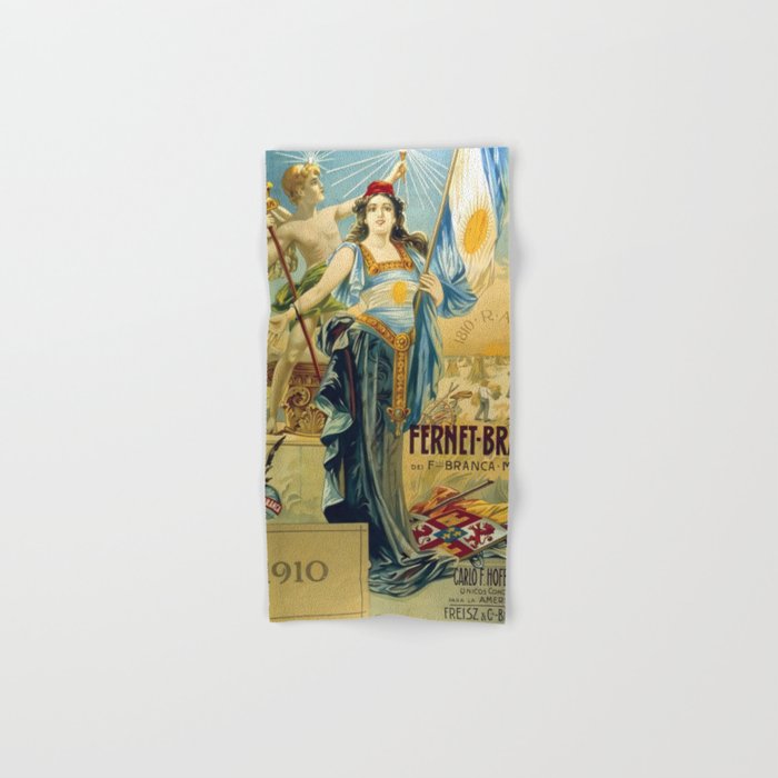 1910 Fernet Branca Liqueur Aperitif Advertisement Bath Towel