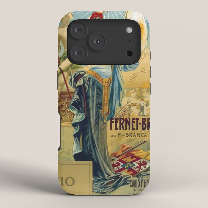 1910 Fernet Branca Liqueur Aperitif Advertisement iPhone Case