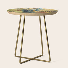 1910 Fernet Branca Liqueur Aperitif Advertisement Side Table