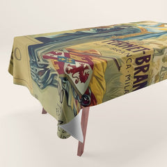 1910 Fernet Branca Liqueur Aperitif Advertisement Tablecloth