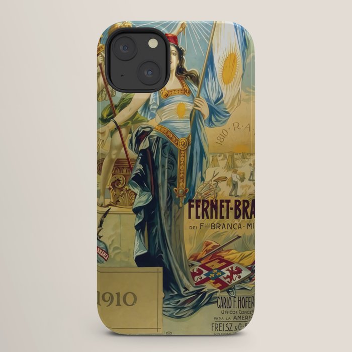 1910 Fernet Branca Liqueur Aperitif Advertisement iPhone Case
