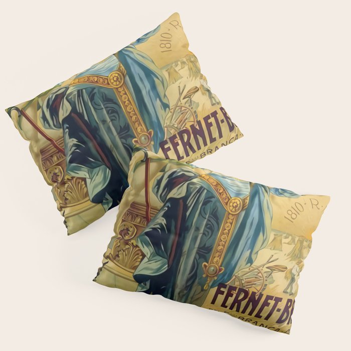 1910 Fernet Branca Liqueur Aperitif Advertisement Pillow Sham