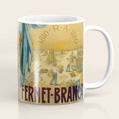 1910 Fernet Branca Liqueur Aperitif Advertisement Coffee Mug
