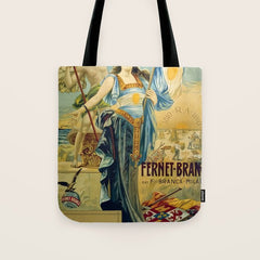 1910 Fernet Branca Liqueur Aperitif Advertisement Tote Bag