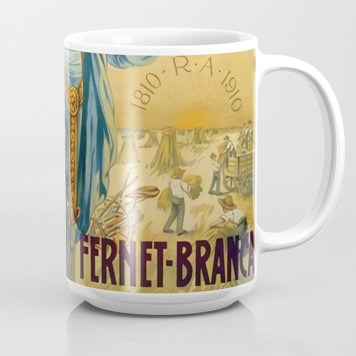 1910 Fernet Branca Liqueur Aperitif Advertisement Coffee Mug