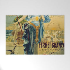 1910 Fernet Branca Liqueur Aperitif Advertisement Welcome Mat