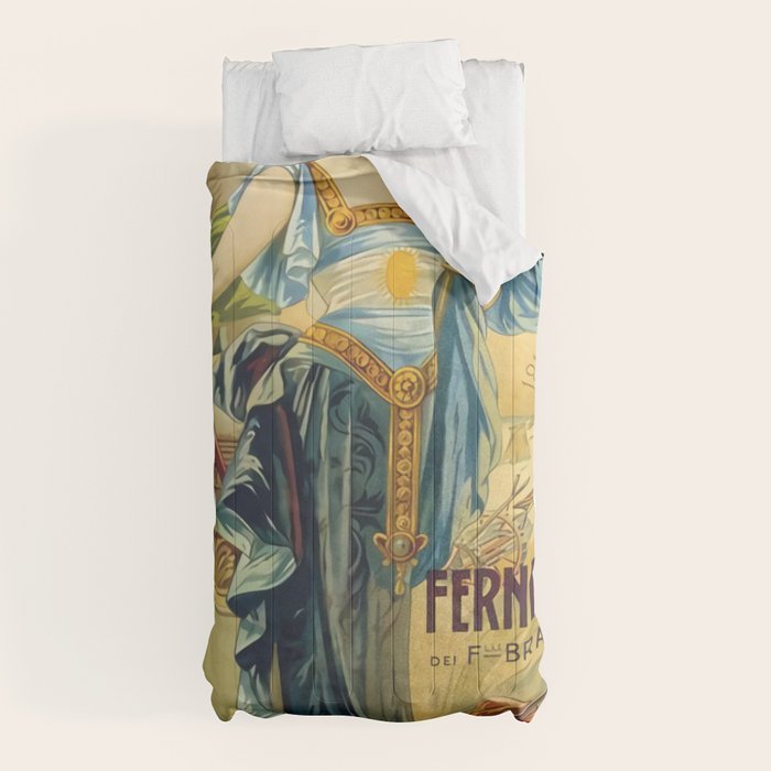 1910 Fernet Branca Liqueur Aperitif Advertisement Comforter