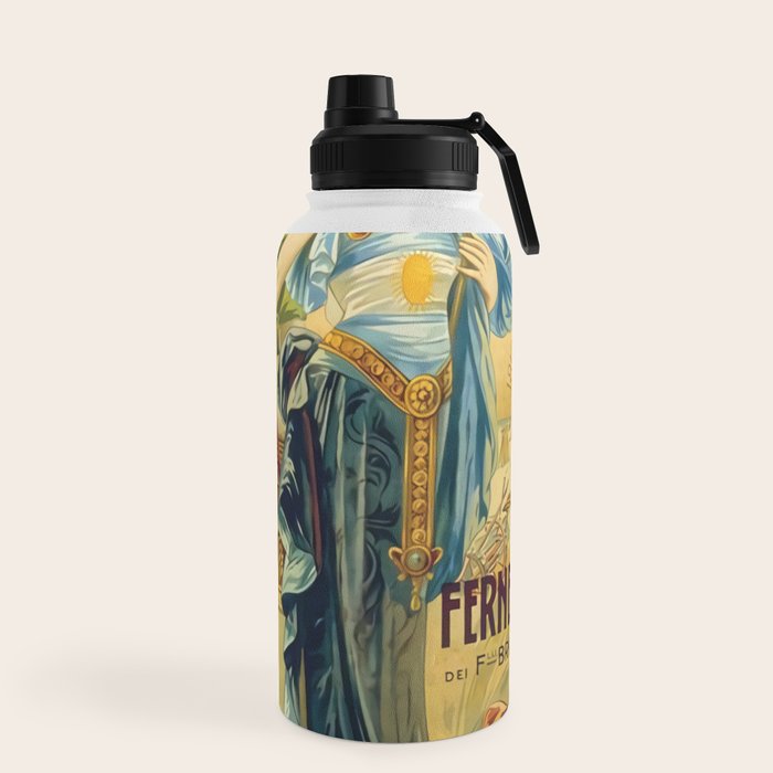 1910 Fernet Branca Liqueur Aperitif Advertisement Water Bottle