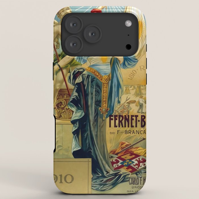 1910 Fernet Branca Liqueur Aperitif Advertisement iPhone Case