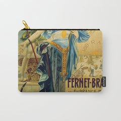 1910 Fernet Branca Liqueur Aperitif Advertisement Carry All Pouch