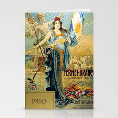 1910 Fernet Branca Liqueur Aperitif Advertisement Stationery Card