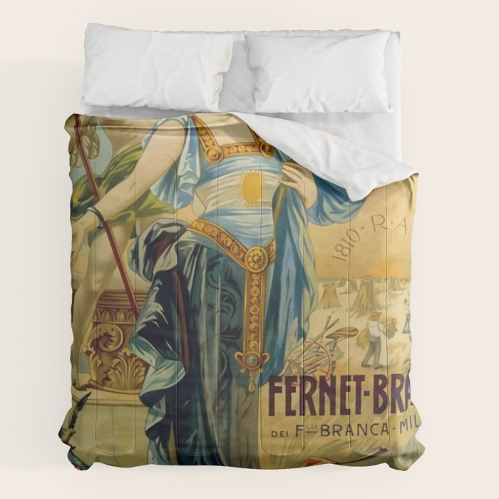 1910 Fernet Branca Liqueur Aperitif Advertisement Comforter