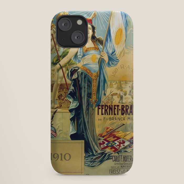 1910 Fernet Branca Liqueur Aperitif Advertisement iPhone Case