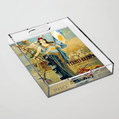 1910 Fernet Branca Liqueur Aperitif Advertisement Acrylic Tray