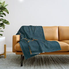 "Let Light Be A Sweet Rebellion In The Shadows" Throw Blanket